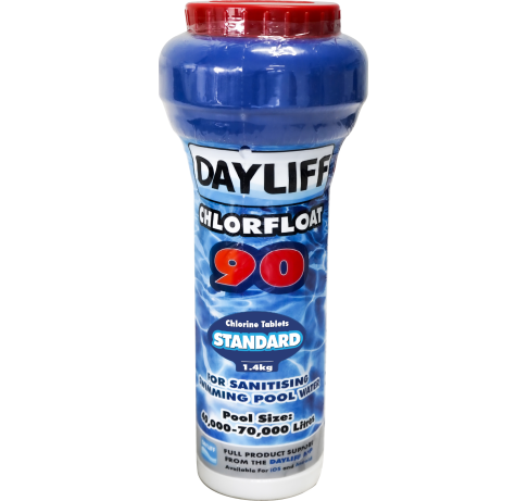 DAYLIFF CHLORFLOAT CHLORINE 90% 1.4KG