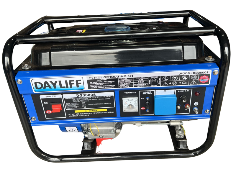 DAYLIFF DG3000S 2.5kVA PETROL GENSET