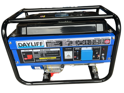 DAYLIFF DG3000S 2.5kVA PETROL GENSET