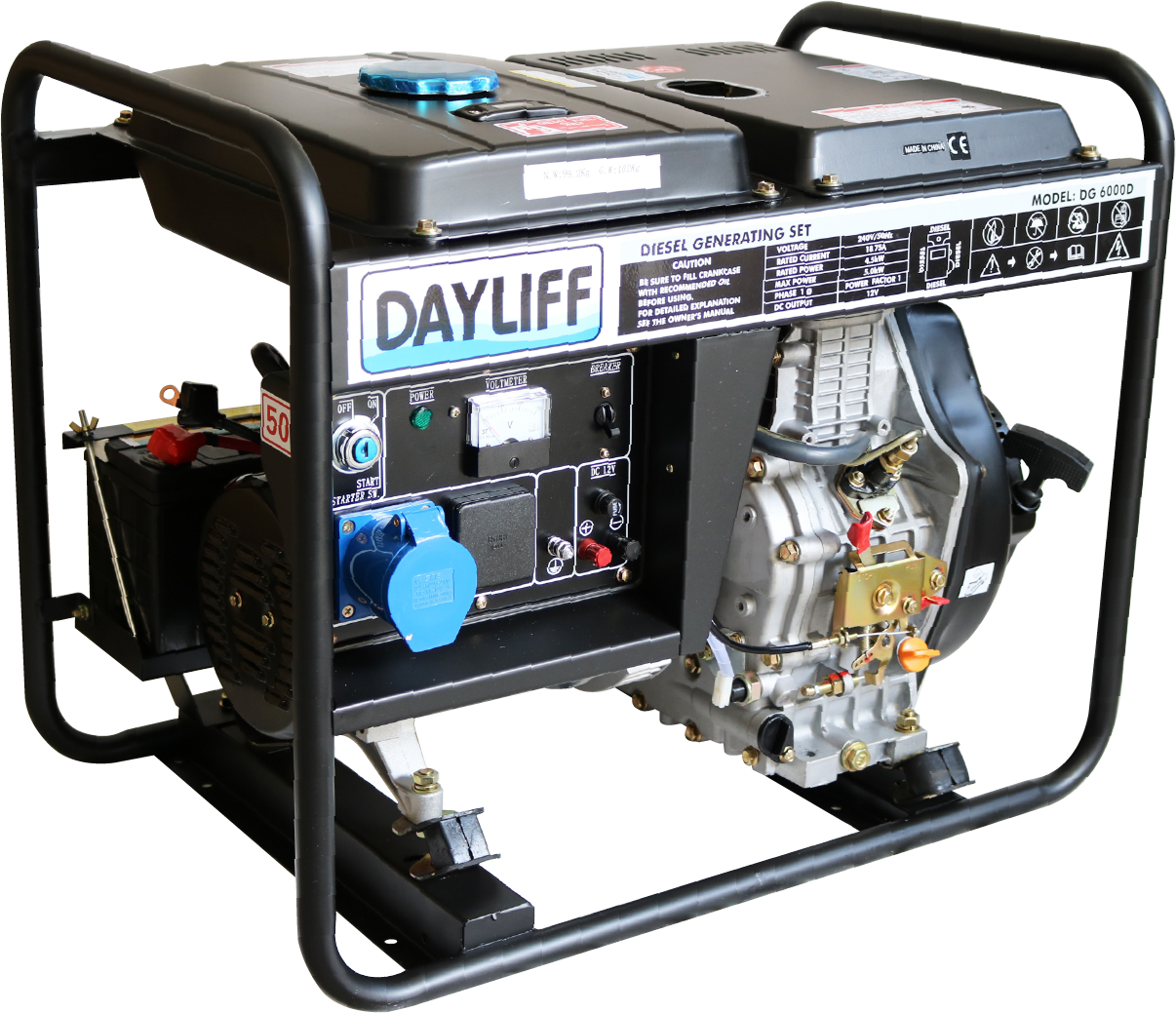 Dayliff DG6000D 4.5kVA Diesel Generator