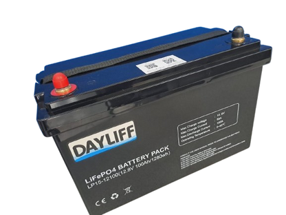 DAYLIFF DLIP 1.3KWH 100AH 12V LITHIUM ION BATTERY - FREE STANDING