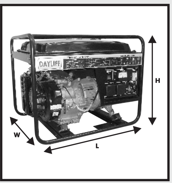DAYLIFF DG3000S 2.5kVA PETROL GENSET